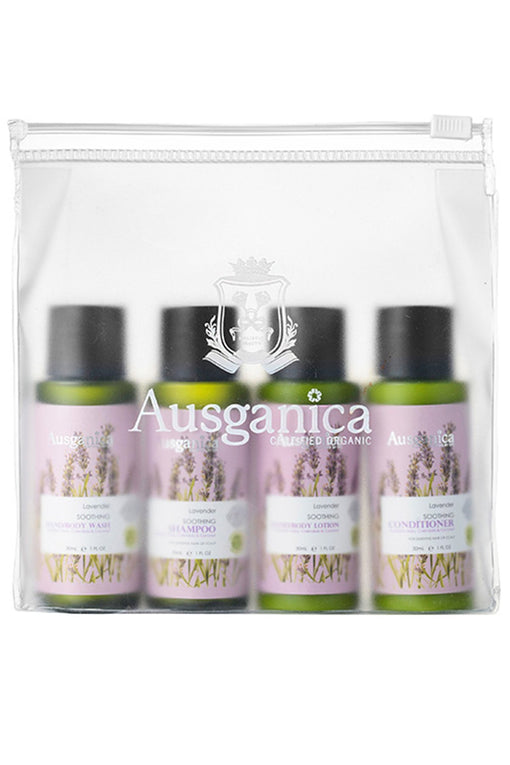 Lavender Hair and Body Organic Travel Set