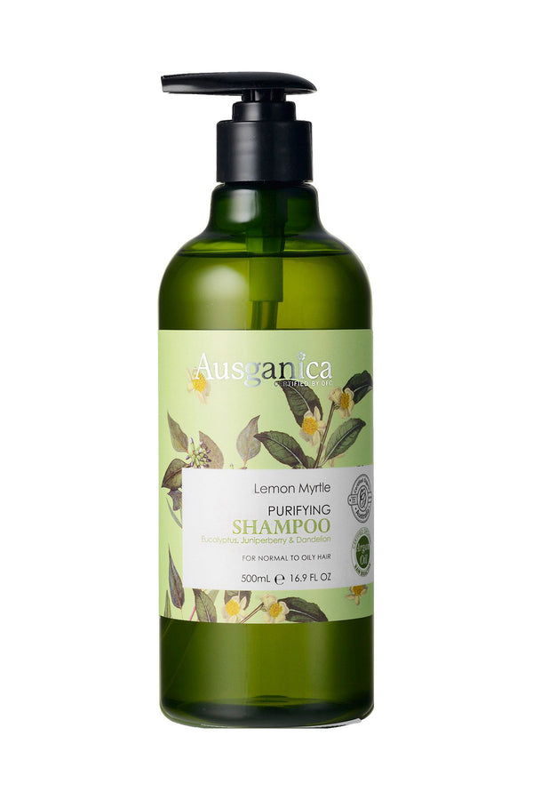 Lemon Myrtle Purifying Shampoo. Organic Sulfate Free Shampoo
